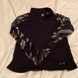 Under Armour youth Large 3/4 zip